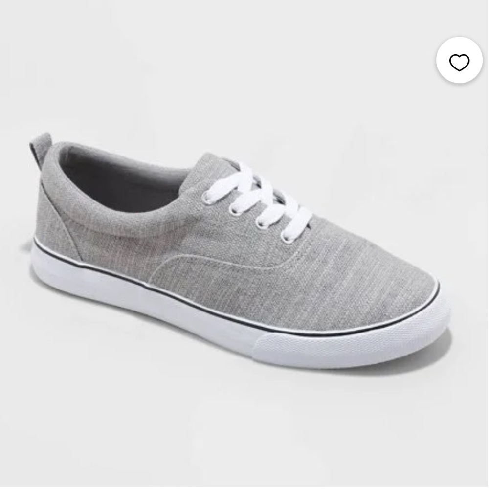 2/$6 UNIVERSAL THREAD Gray Low Tops